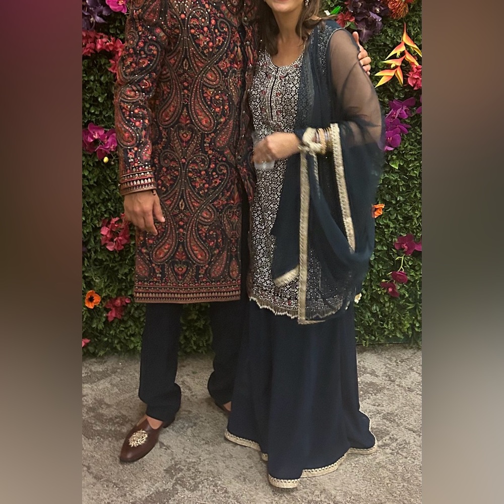 Sharara set with dupatta for Indian wedding